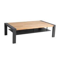 Lage tuintafel teakhout alu - Brafab Amesdale