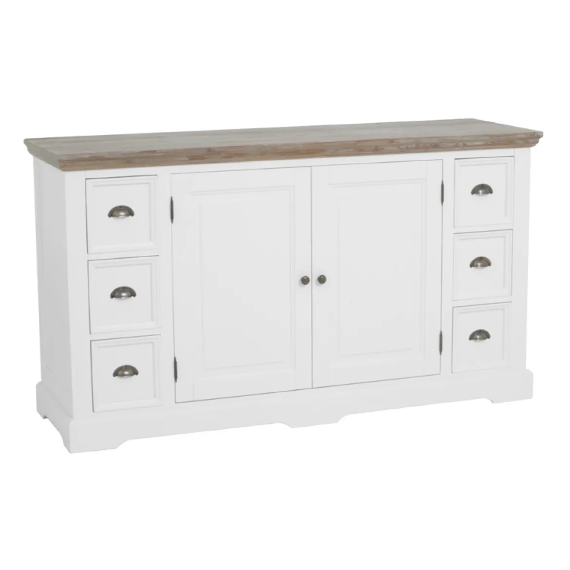 Landelijk dressoir wit 160 cm - Tower Living Fleur