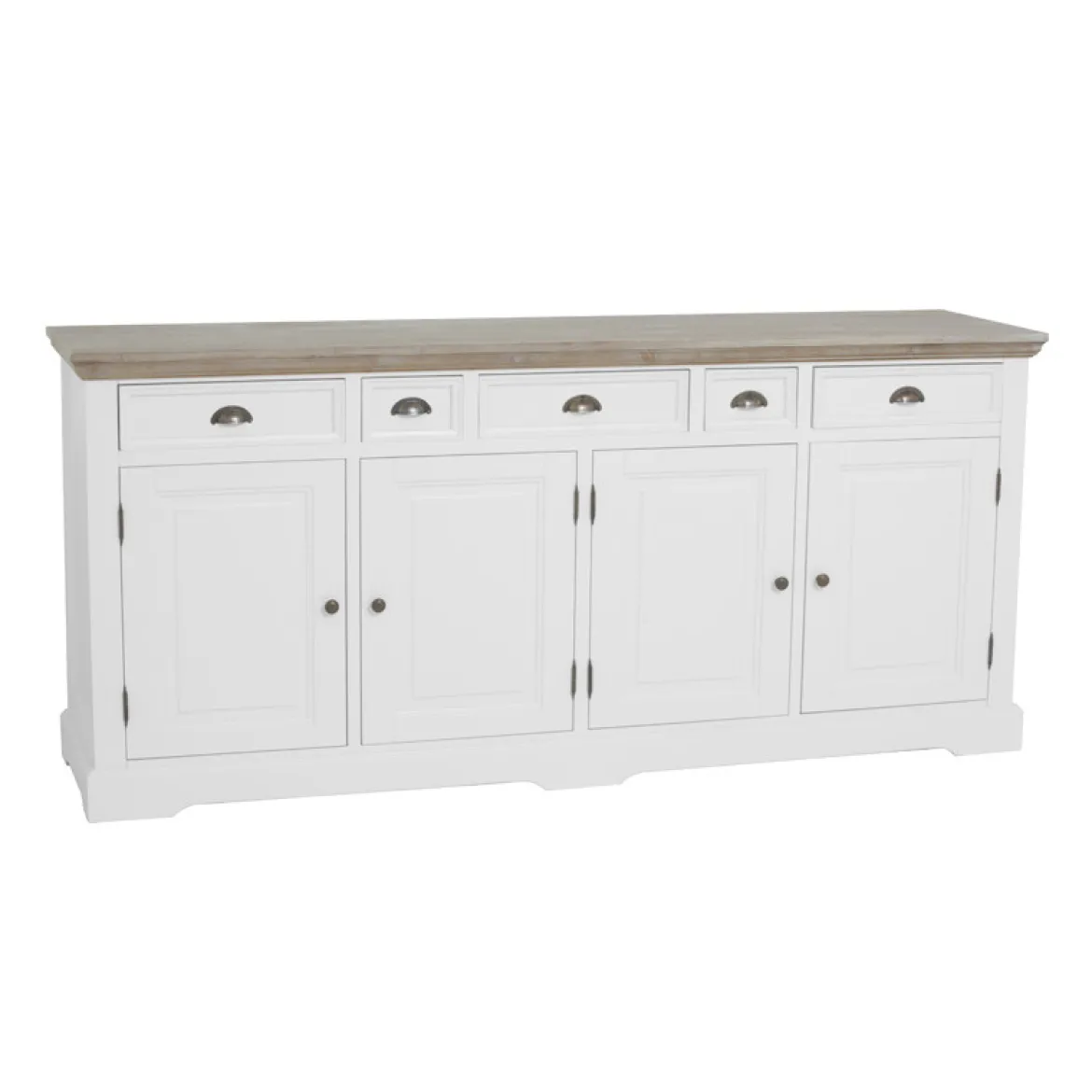 Landelijk dressoir wit 200 cm - Tower Living Fleur