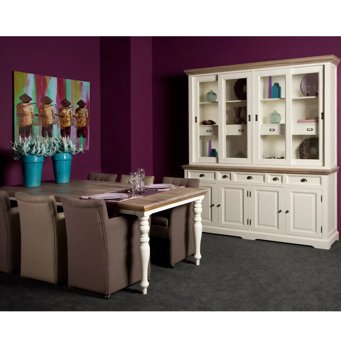Landelijke eettafel - Tower Living Fleur