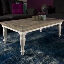Landelijke salontafel greywash - Tower Living Fleur