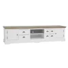 Landelijk tv-meubel wit 220 cm - Tower Living Fleur