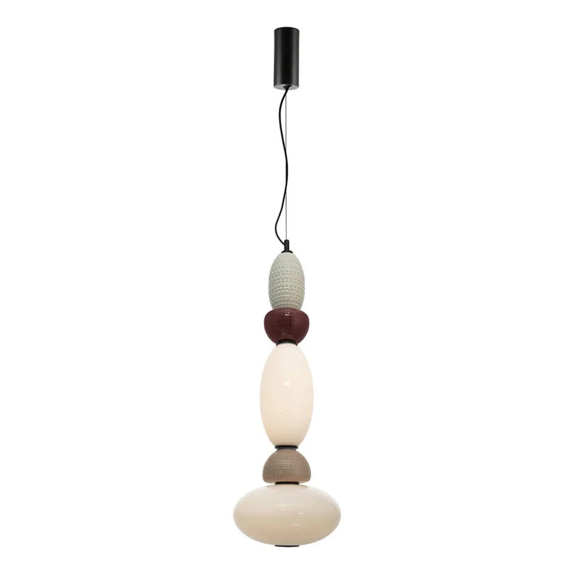 Lange hanglamp keramiek - By-Boo Garca Vertical