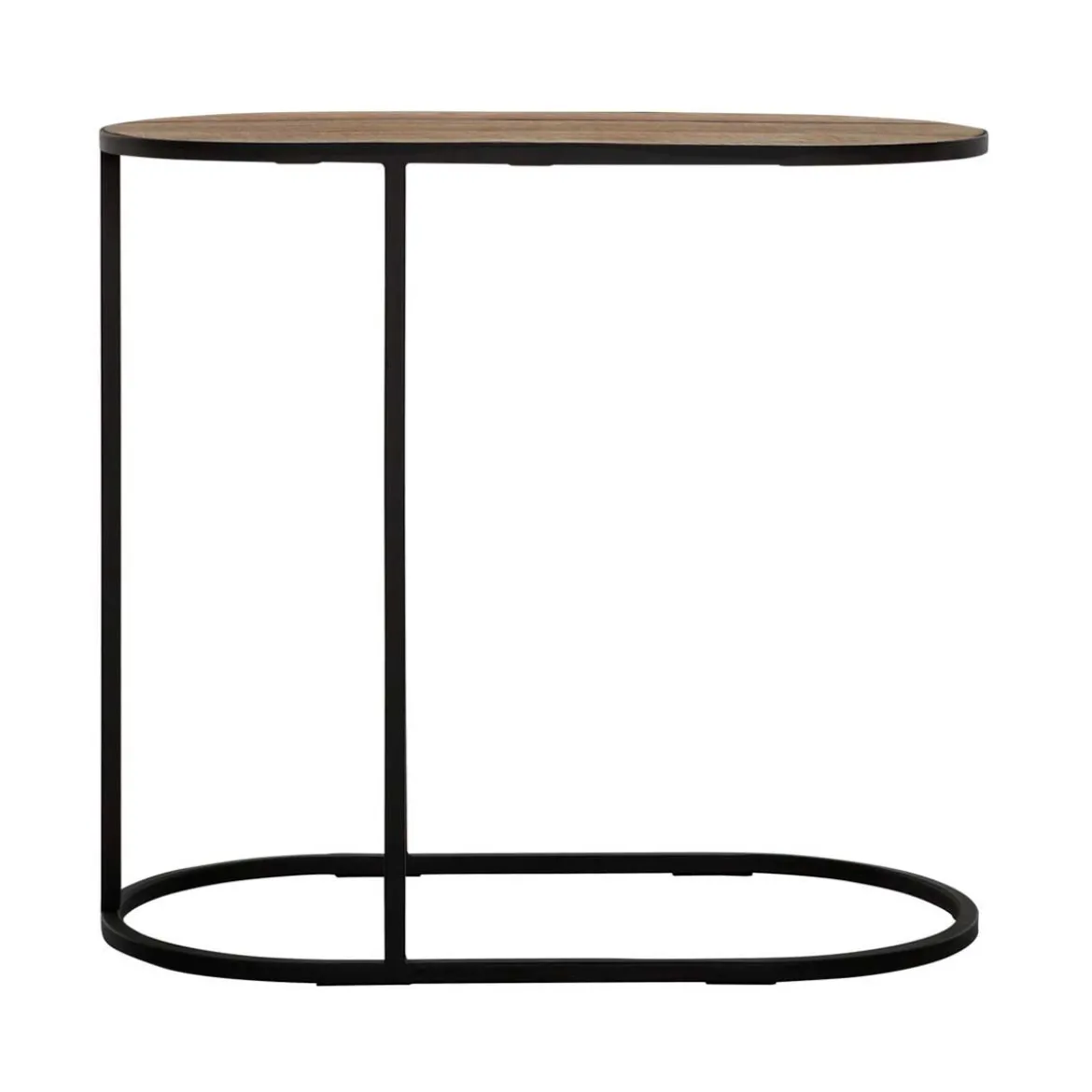 Laptoptafel ovaal teakhout - DTP Home Highlight Terra