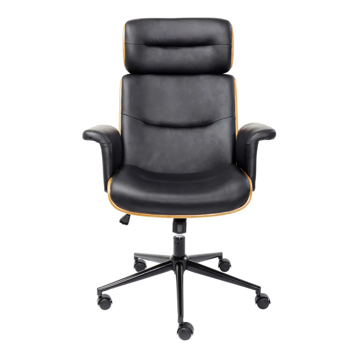 Leren bureaustoel walnoot - Kare Design Check Out