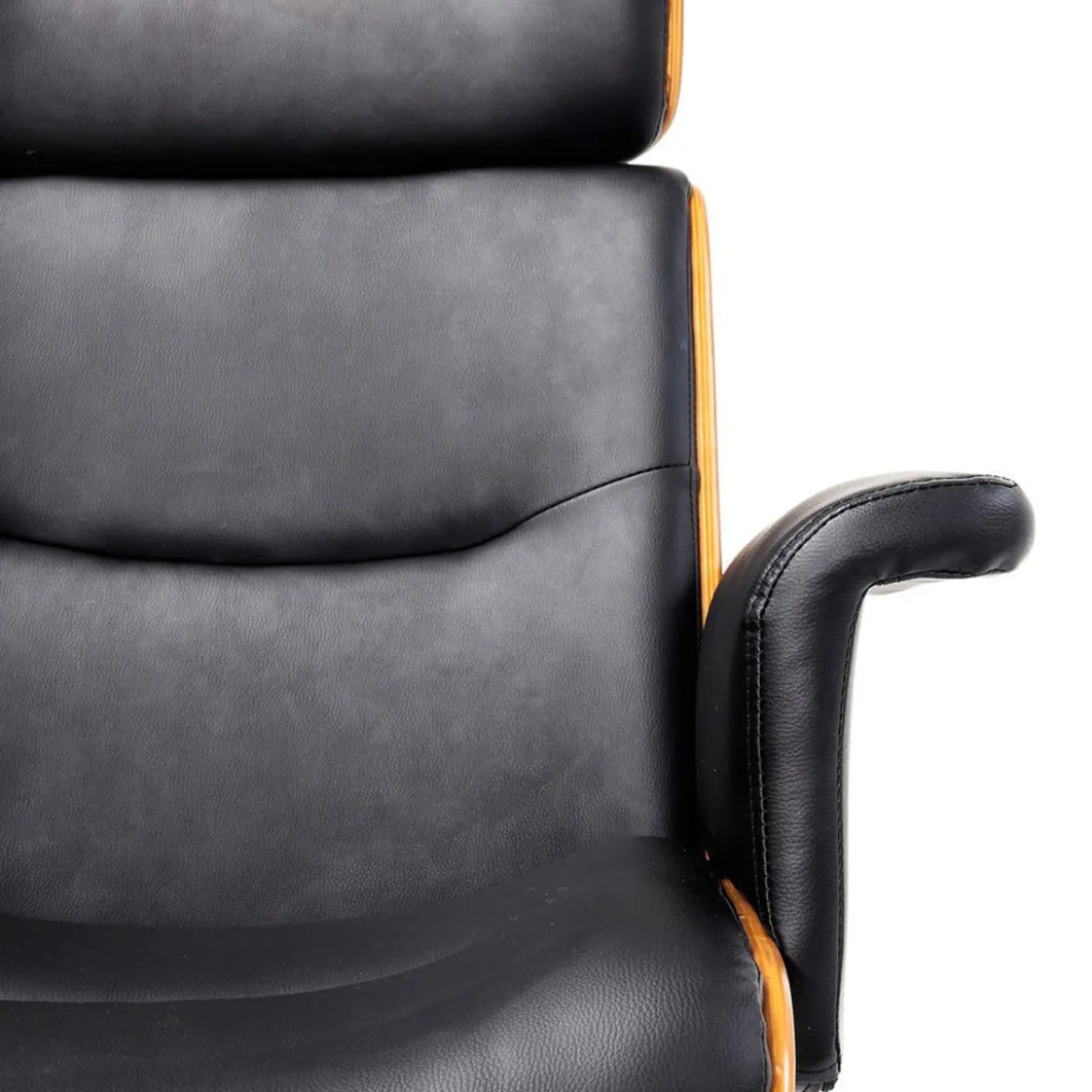 Leren bureaustoel walnoot - Kare Design Check Out