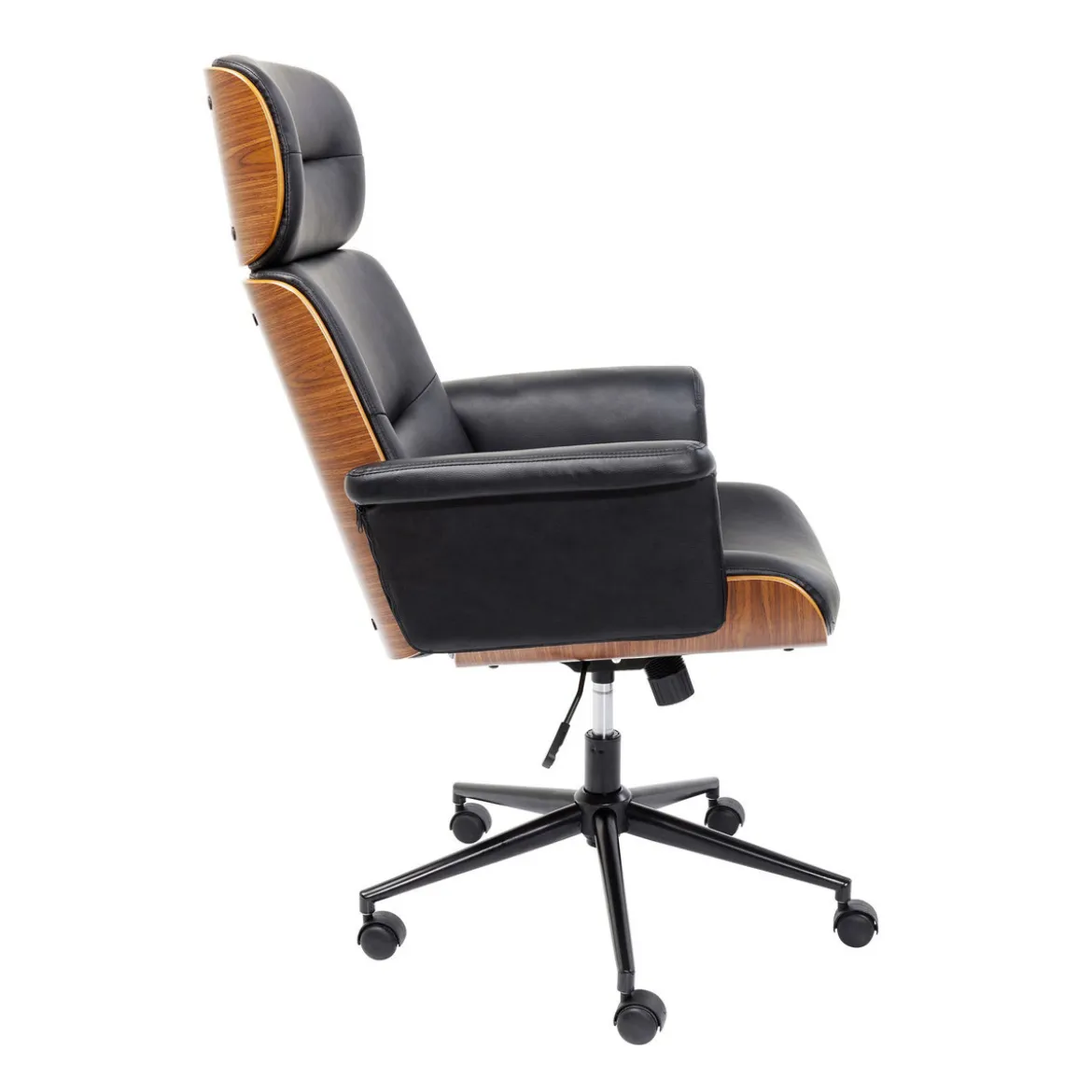 Leren bureaustoel walnoot - Kare Design Check Out