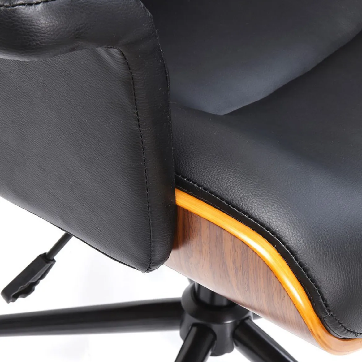 Leren bureaustoel walnoot - Kare Design Check Out