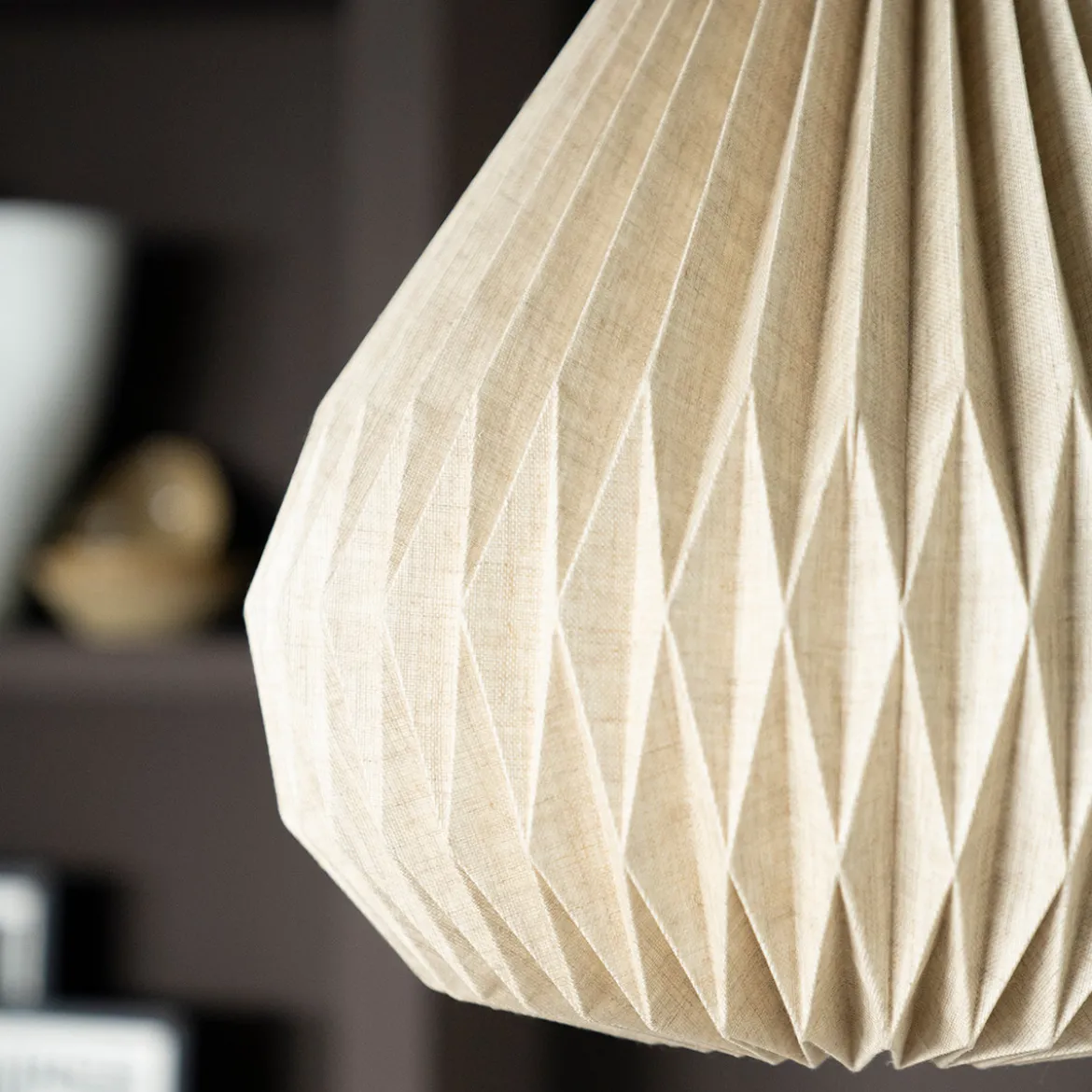 Linnen hanglamp lampion - By-Boo Zuki 3