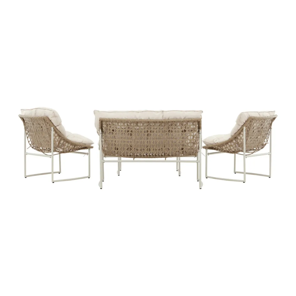 Loungeset met rattan - Lavis Tina