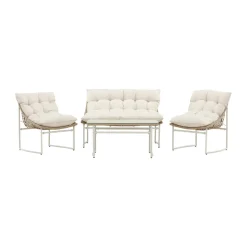 Loungeset met rattan - Lavis Tina