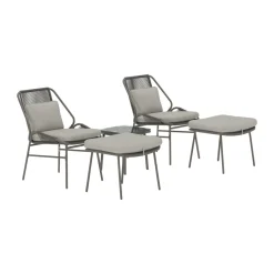 Loungeset met voetenbankje - Lavis Zakynthos