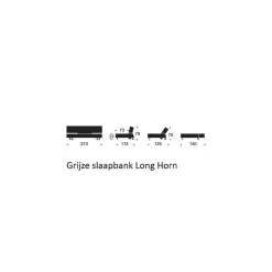 Luxe design slaapbank op wielen - Innovation Living Long Horn D.E.L.