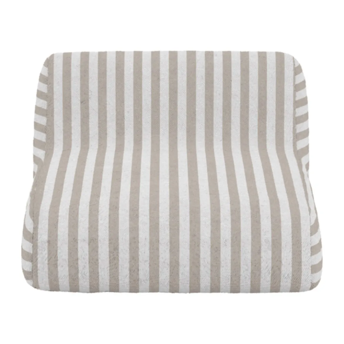 Luxe ligkussen beige wit gestreept - Lavis Redang