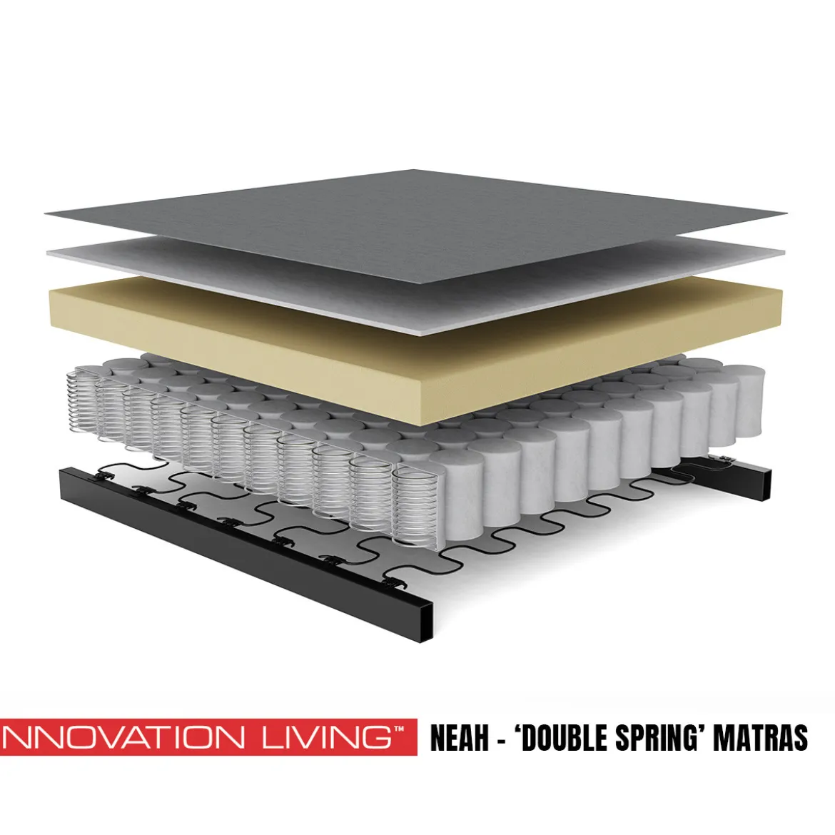 Luxe slaapbank 2-persoons - Innovation Living Neah 140 Standard Arm