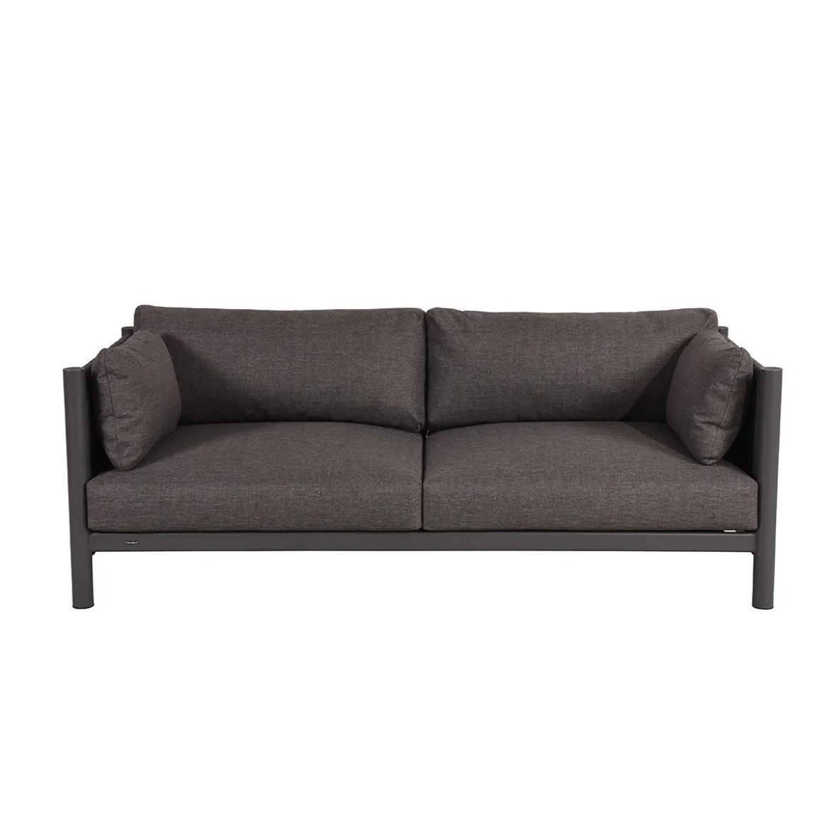 Luxe tuinbank gestoffeerd aluminium - Brafab Brad