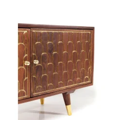 Mangohouten tv-meubel goud - Kare Design Muskat