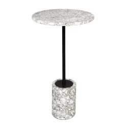 Marmeren bijzettafel - Dutchbone Gunnar