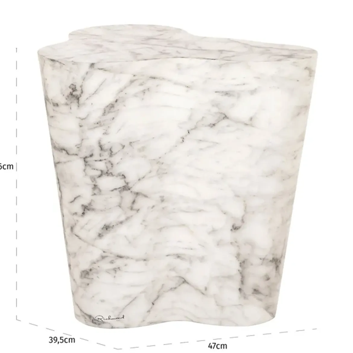 Marmeren bijzettafel voor buiten - Richmond Interiors Rockyard Outdoor