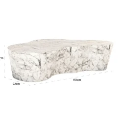 Marmeren salontafel voor buiten - Richmond Interiors Rockyard Outdoor