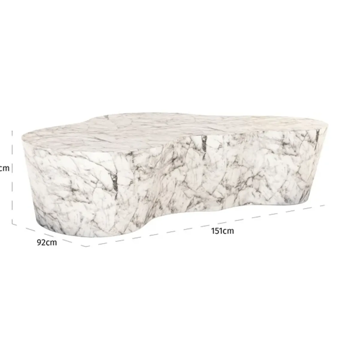 Marmeren salontafel voor buiten - Richmond Interiors Rockyard Outdoor
