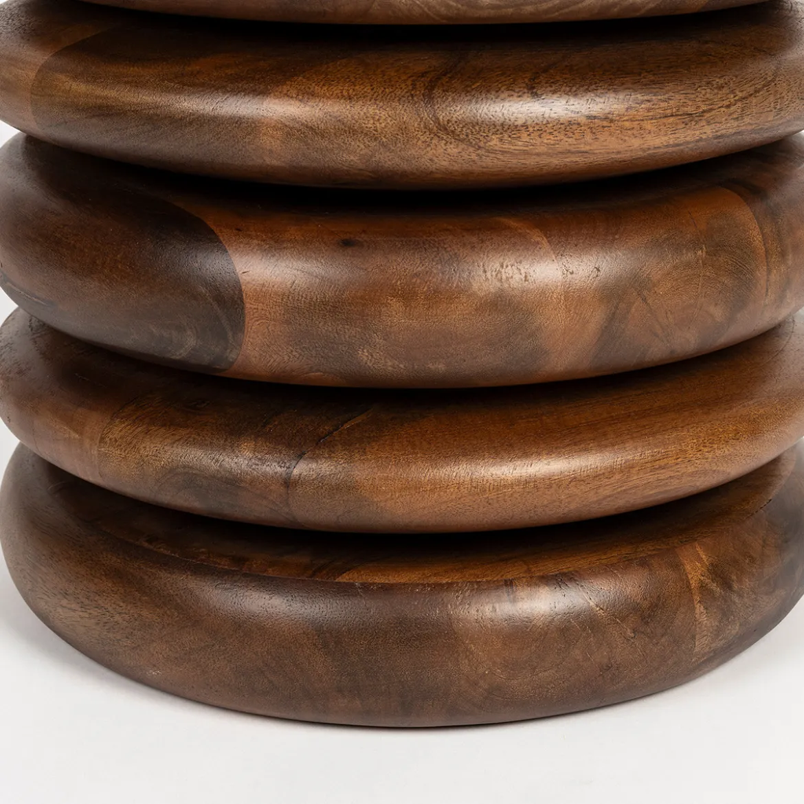 Massief houten kruk walnoot - Zuiver Disc