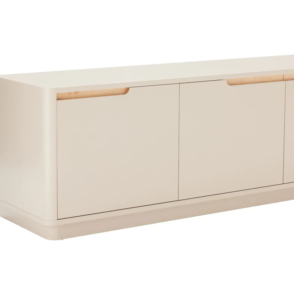 Mat tv-meubel grijsbeige - Bodio Twist