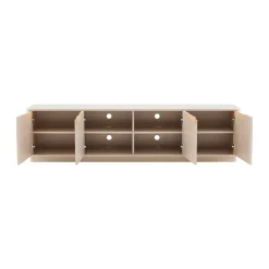 Mat tv-meubel grijsbeige - Bodio Twist