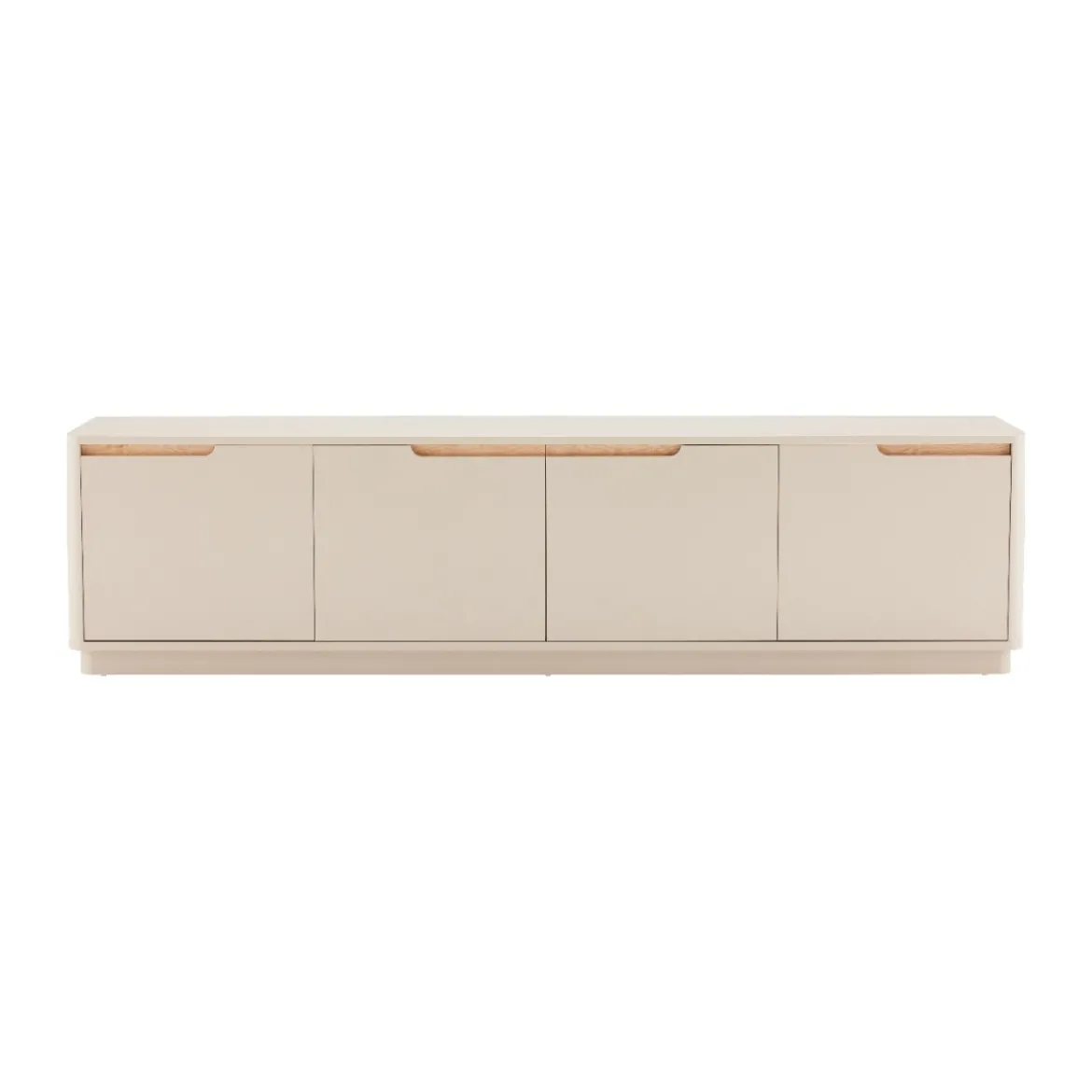 Mat tv-meubel grijsbeige - Bodio Twist