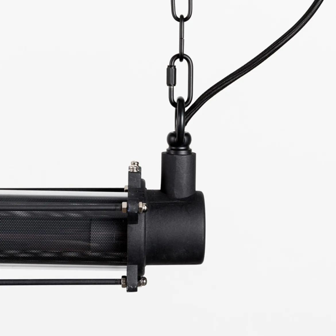 Mat zwarte hanglamp 130 cm - Zuiver Prime
