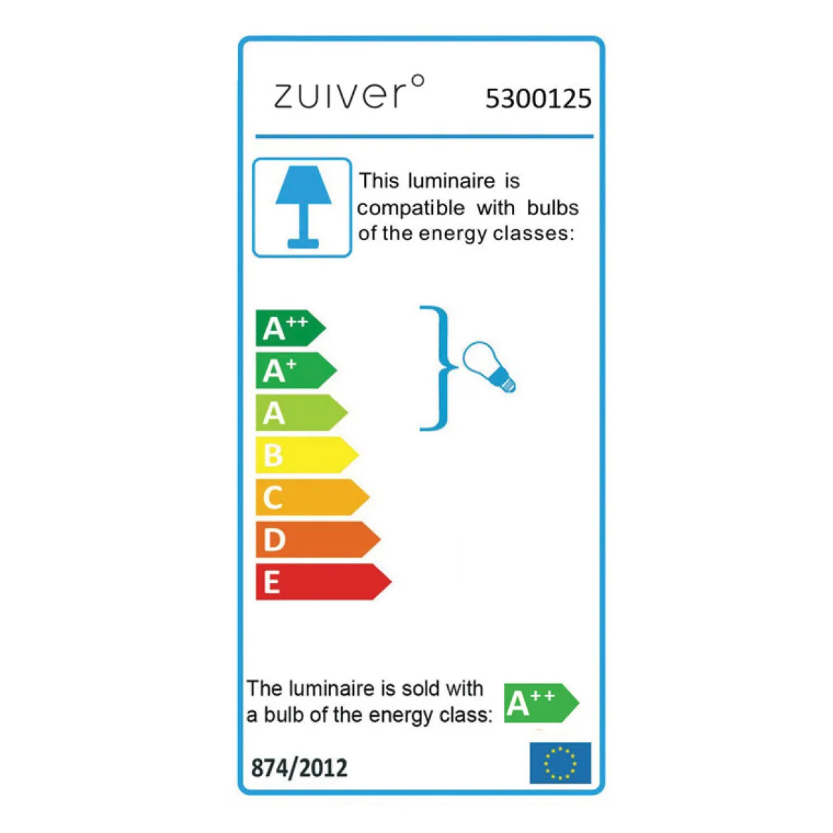 Mat zwarte hanglamp 130 cm - Zuiver Prime