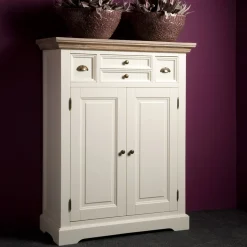 Meidenkast wit hout - Tower Living Fleur