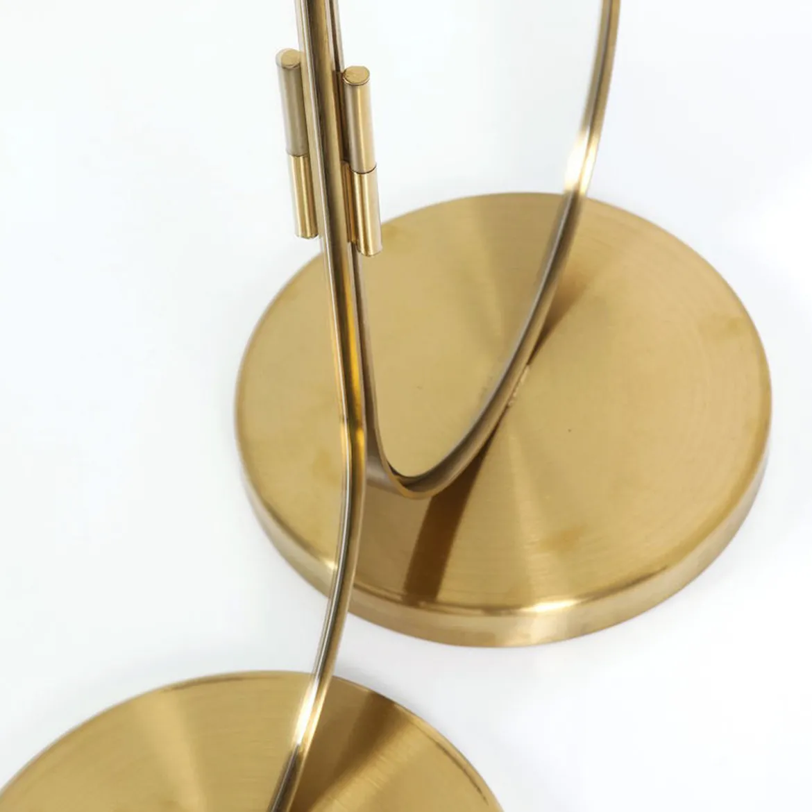 Messing spiegel kamerscherm - Kare Design Curve