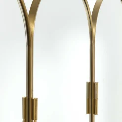 Messing spiegel kamerscherm - Kare Design Curve