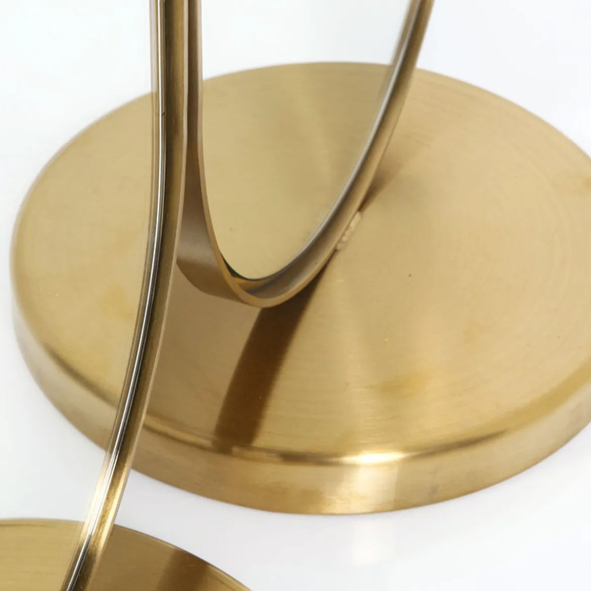 Messing spiegel kamerscherm - Kare Design Curve