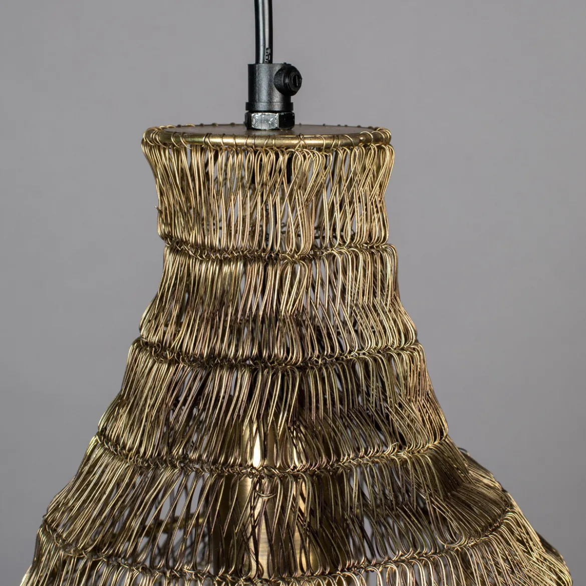 Metaalgaas hanglamp - Dutchbone Luca M