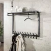 Metalen kleerhanger gun metal - Santa Factory