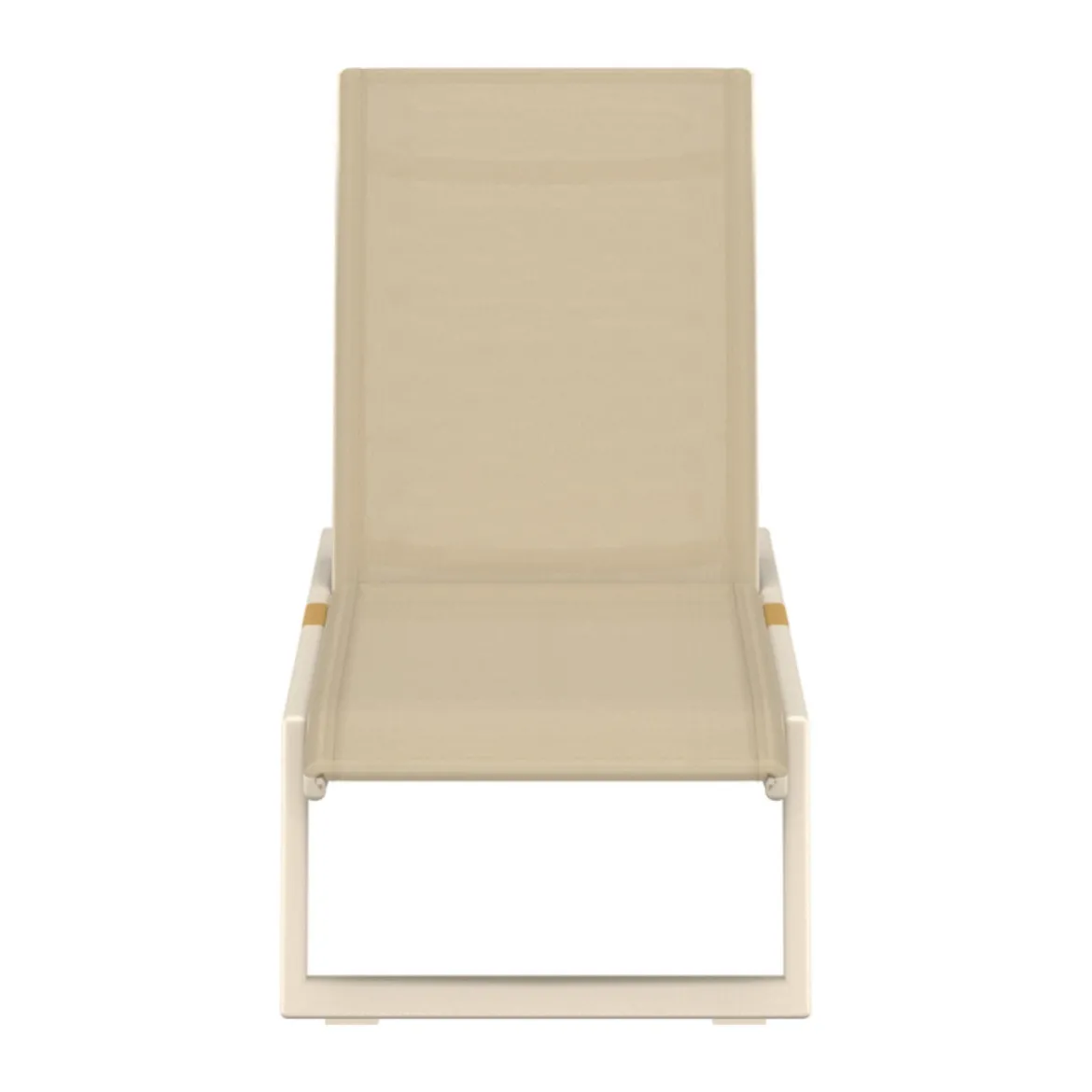 Modern beige ligstoel - Lavis Mexico