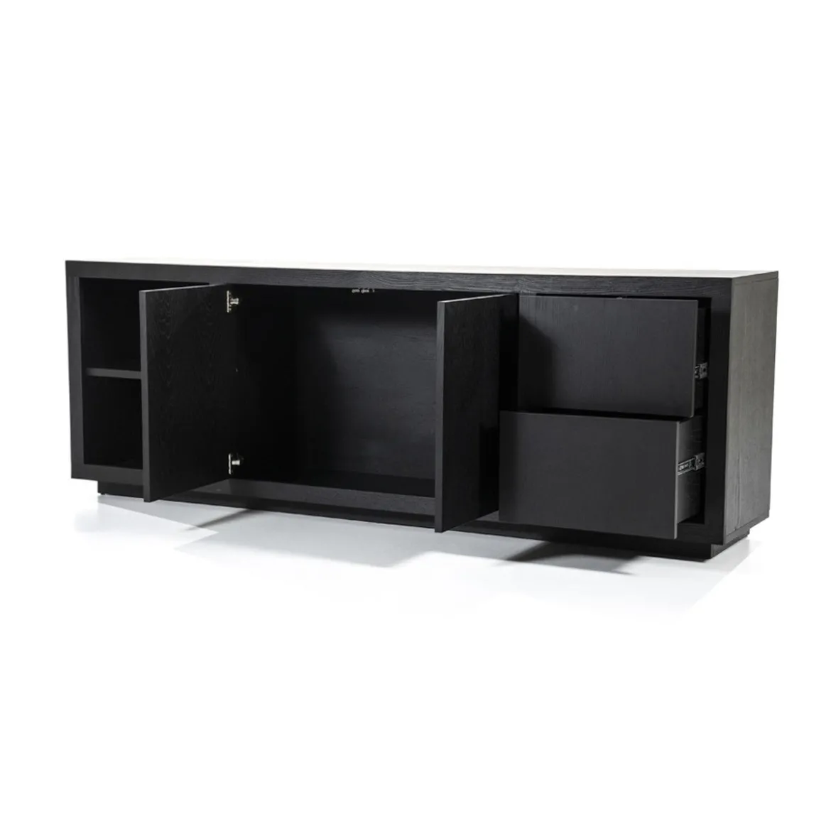 Modern dressoir zwart hout - Eleonora Helsinki