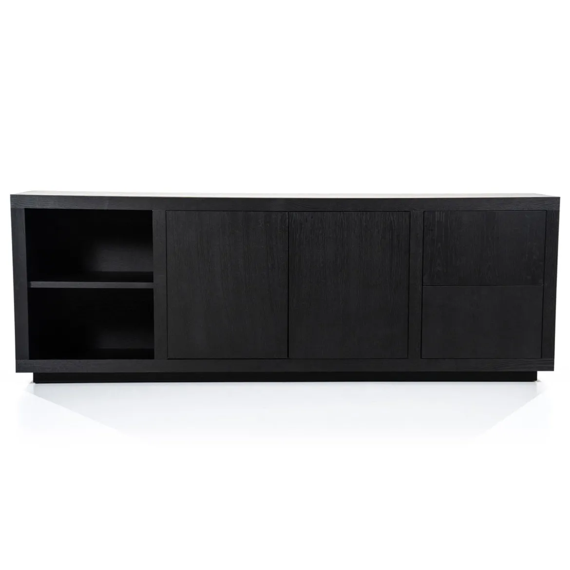 Modern dressoir zwart hout - Eleonora Helsinki