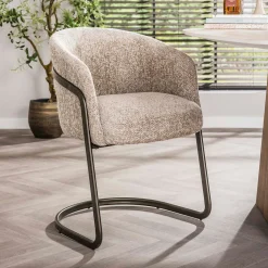 Moderne armstoel met bronzen frame - Giani Sway
