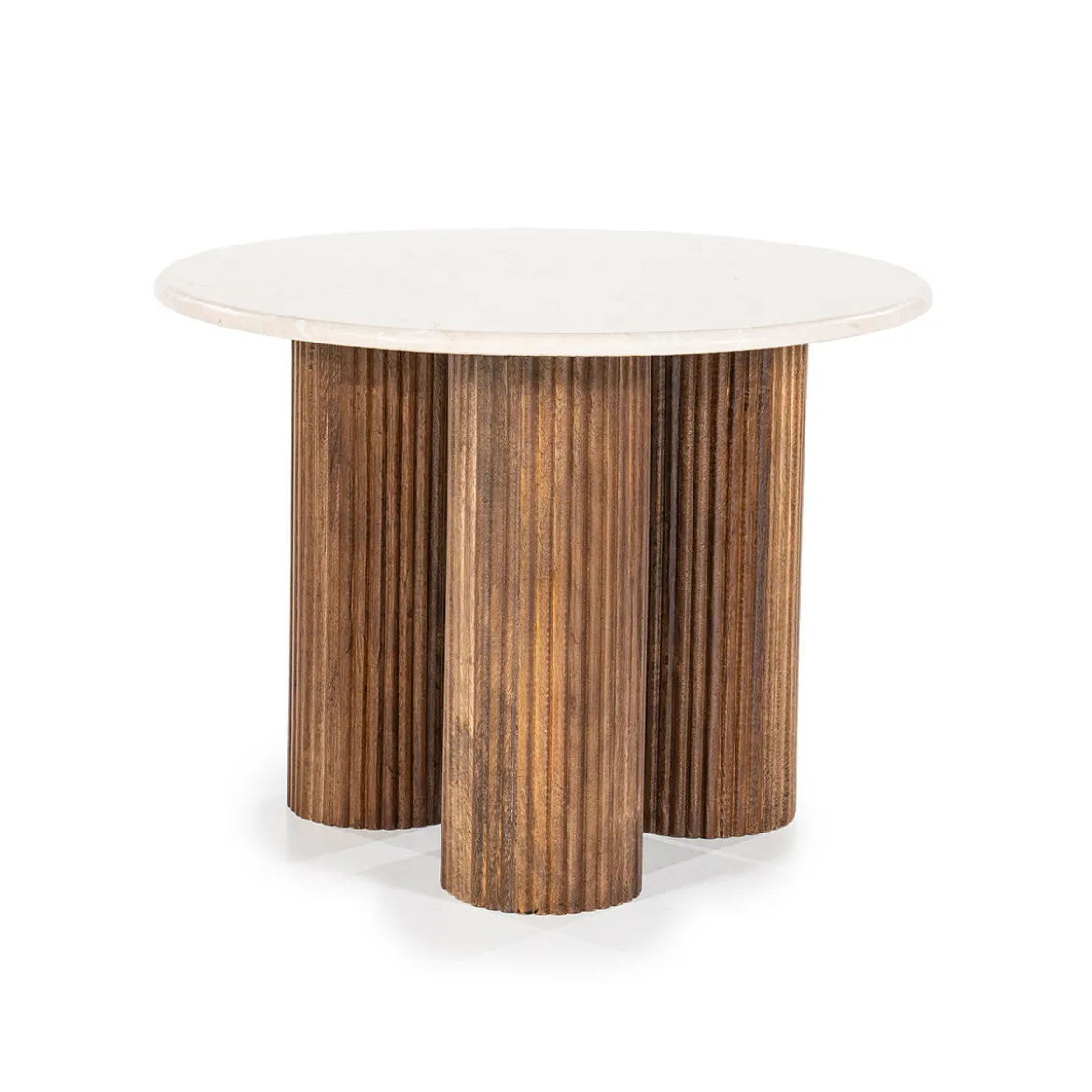 Moderne bijzettafel creme marmer - Eleonora Xavi