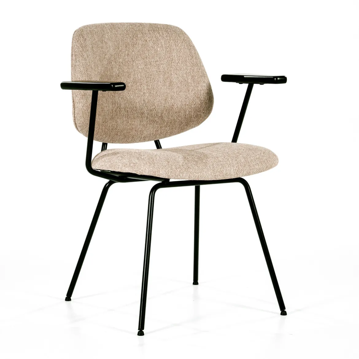 Moderne eetkamerstoel met arm - Eleonora Lynn