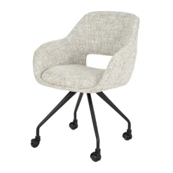 Moderne eetkamerstoel op wieltjes - Giani Spring