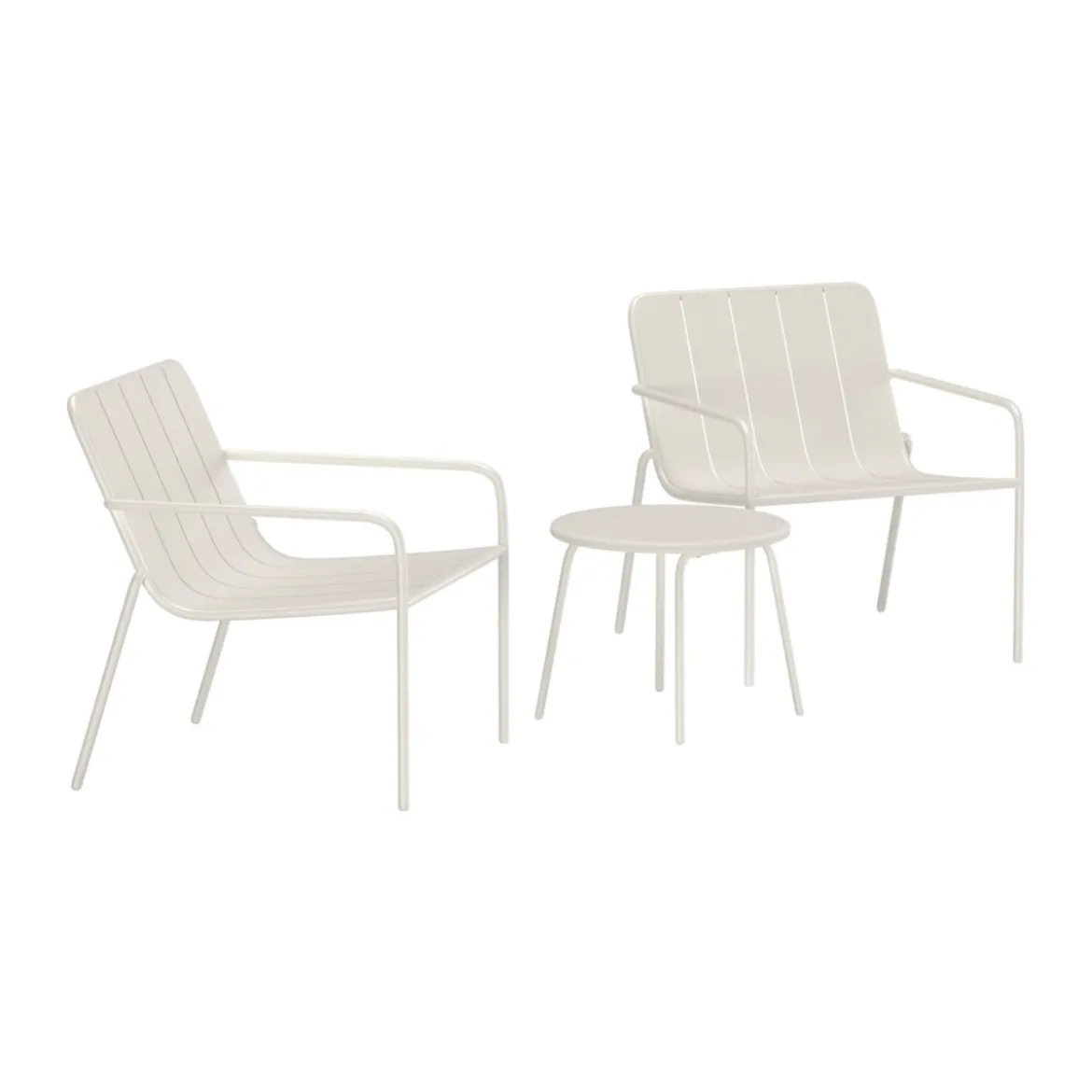 Moderne loungeset met strepen - Lavis Minos