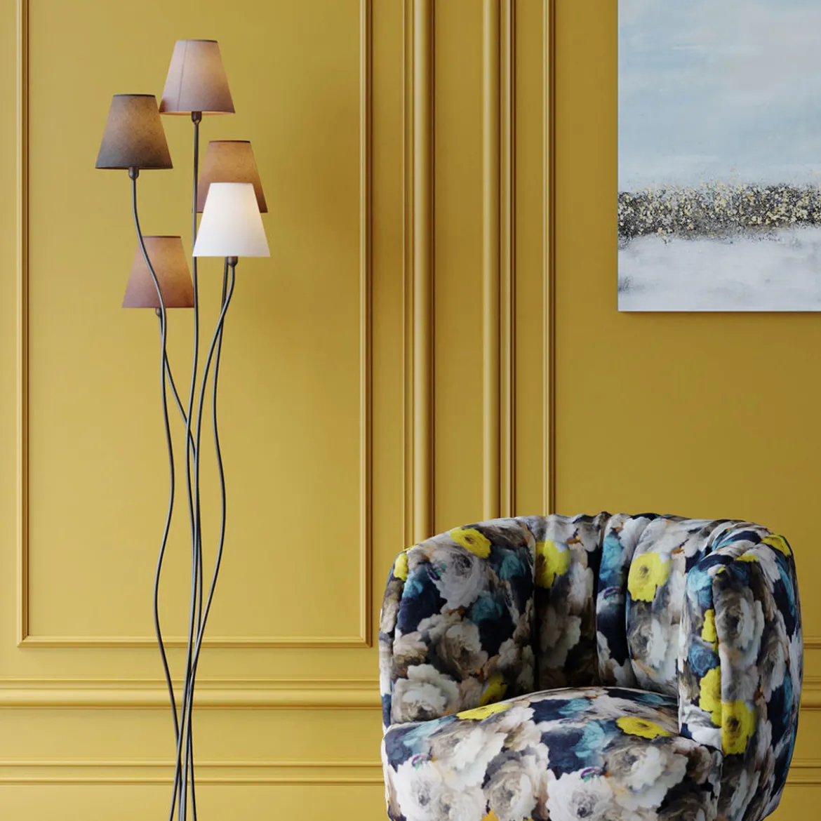 Moderne vloerlamp - Kare Design Flexible