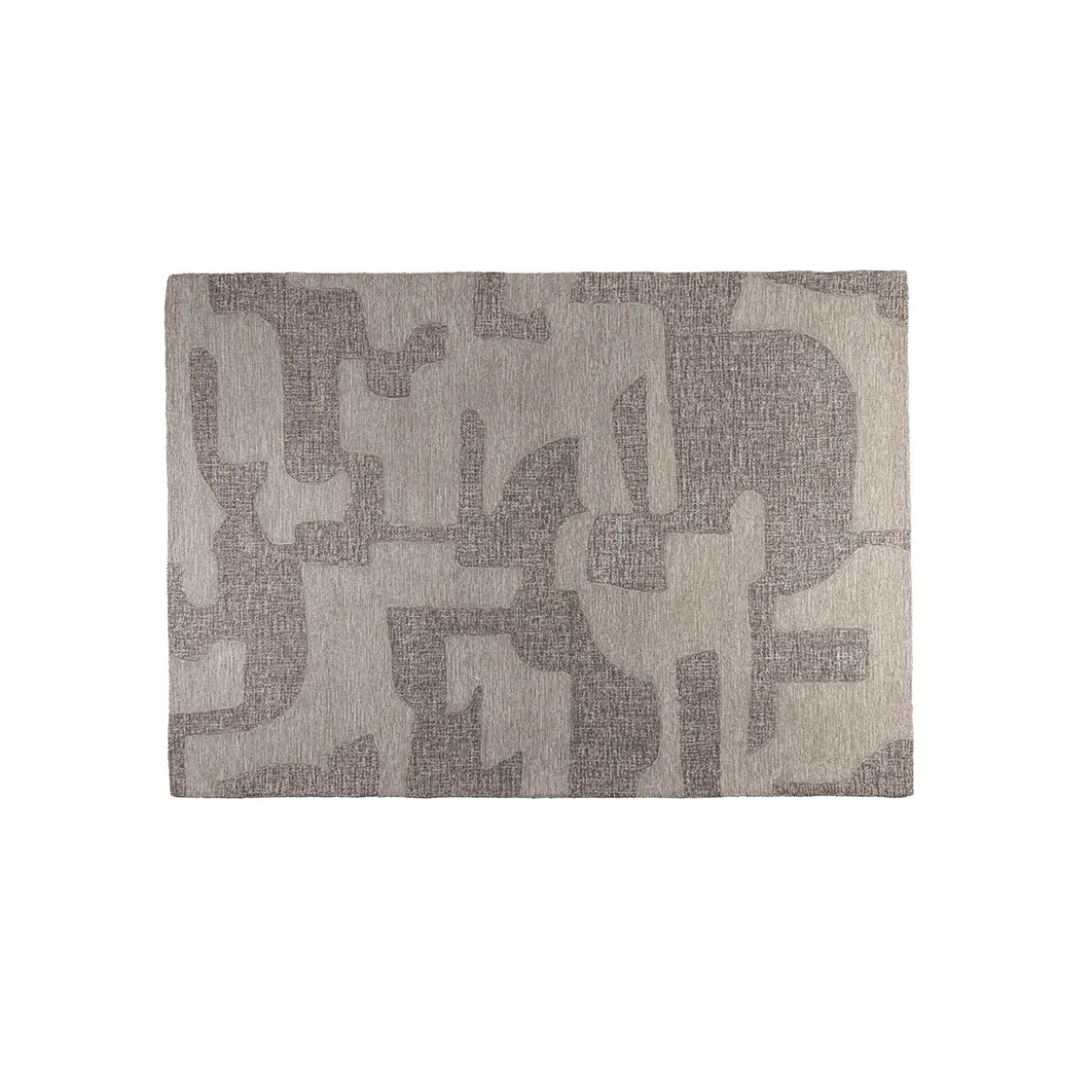 Modern vloerkleed grijs creme - Zuiver Frantic