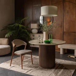 Natuurlijk vloerkleed beige - Dutchbone Briton