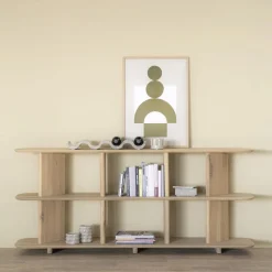 Open dressoir eikenhout - Eleonora Ty
