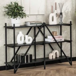 Open kast industrieel met planken - Giani Piega